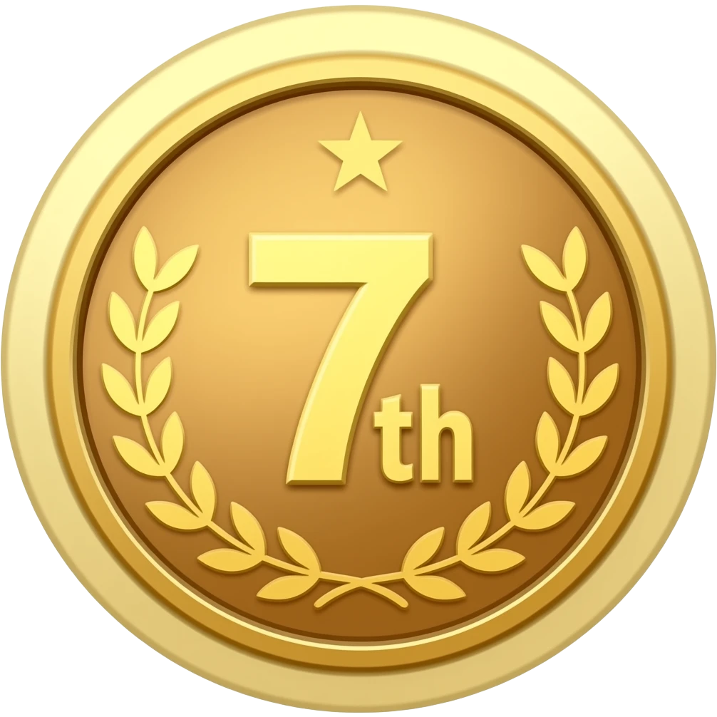 7th medal bronze emoji