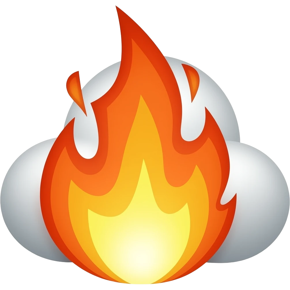 fire cloud emoji