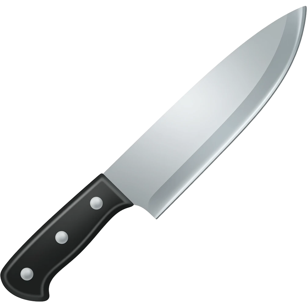 Sharp part must face up emoji