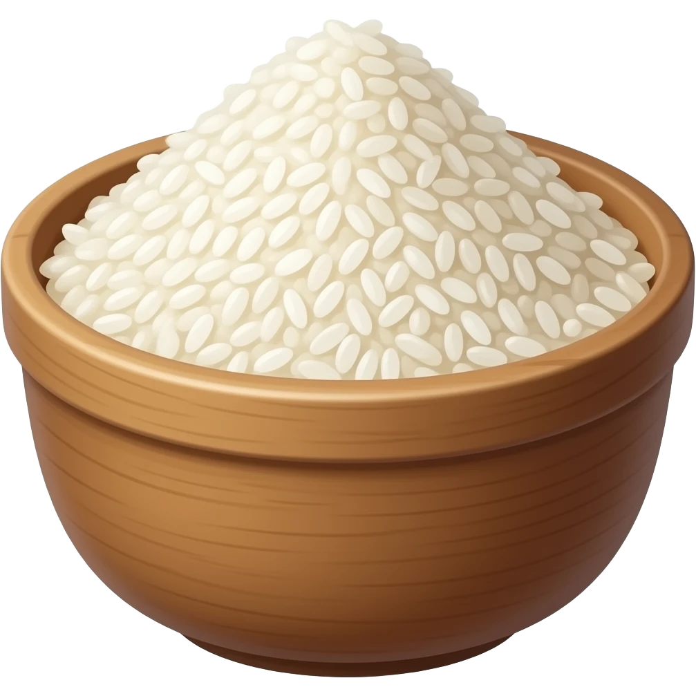 rice flour emoji