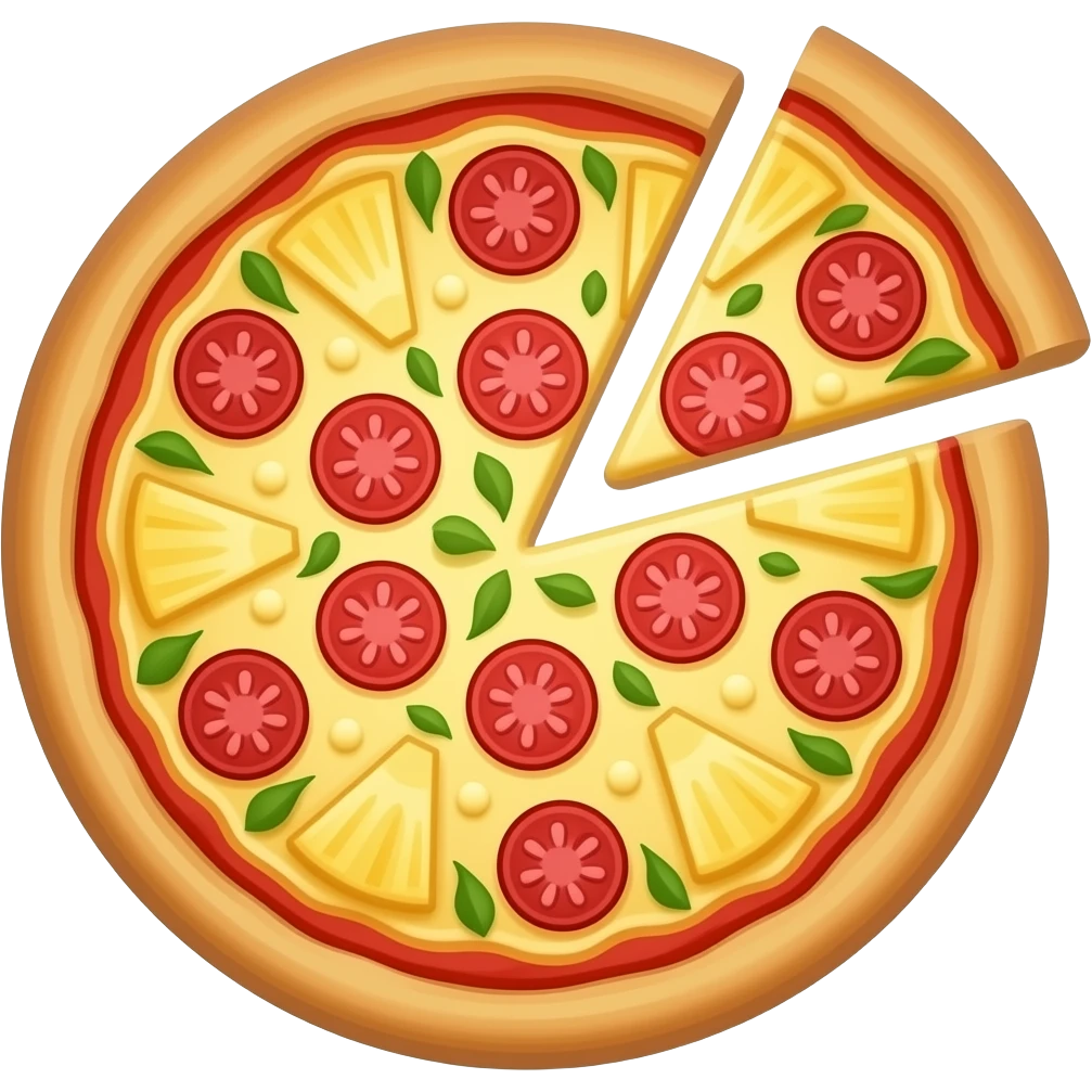 Pineapple on pizza emoji