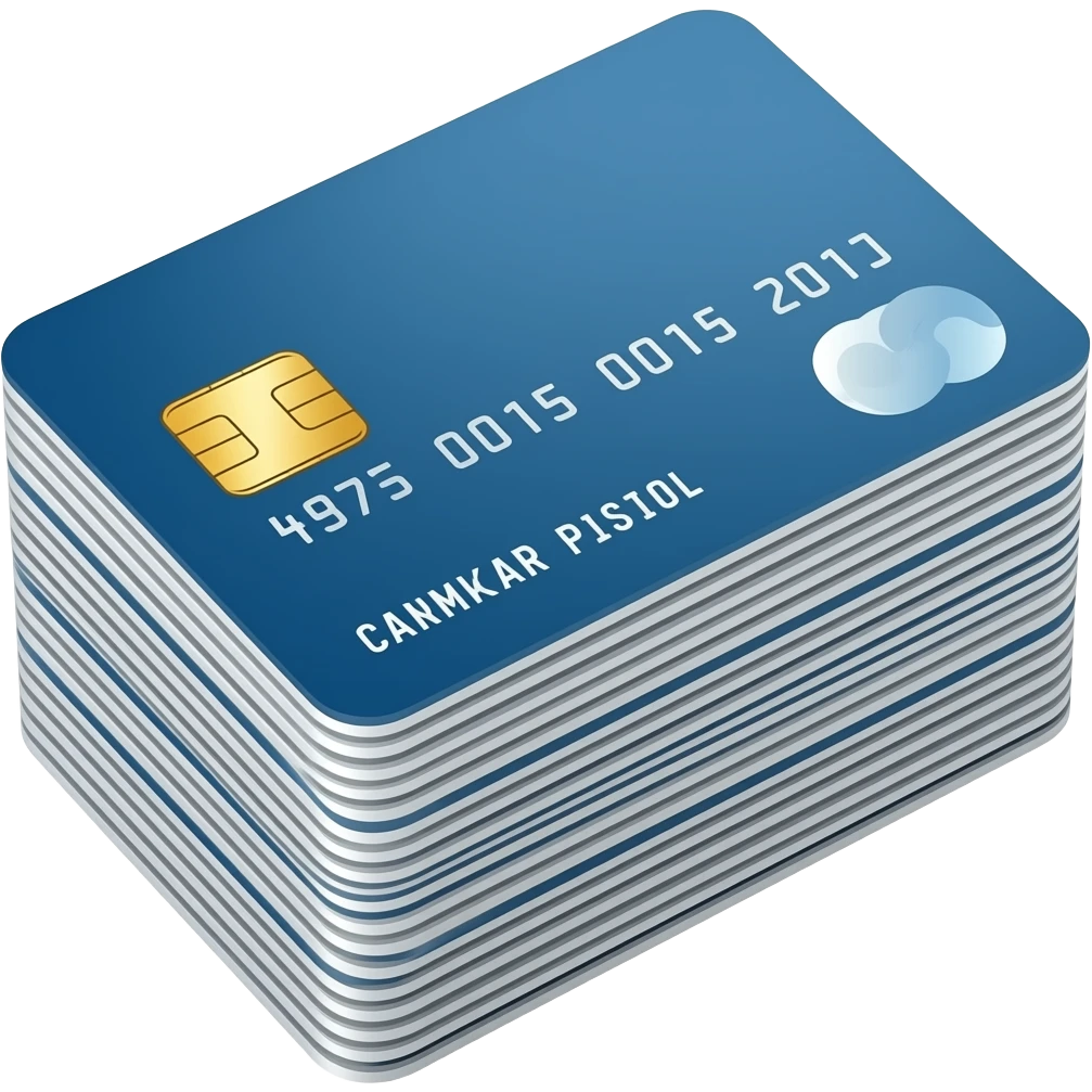 stack credit cards emoji