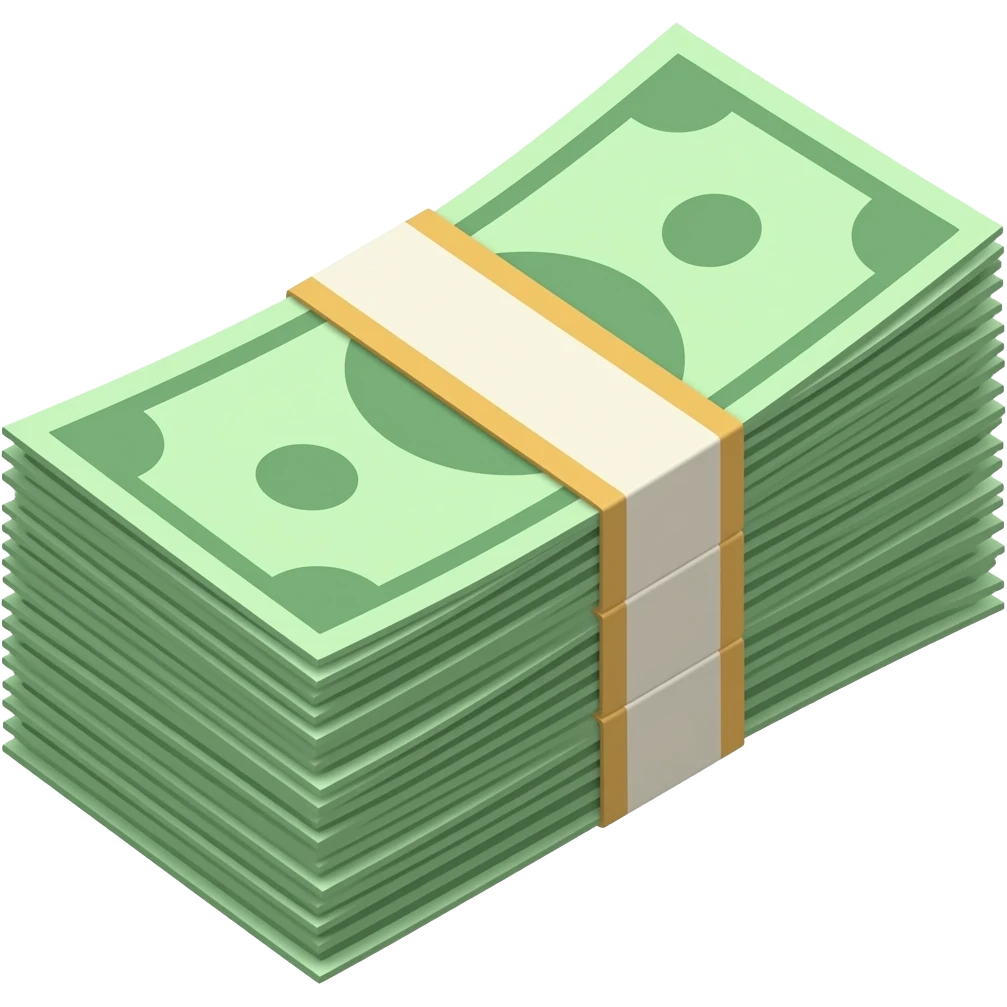 money stack emoji