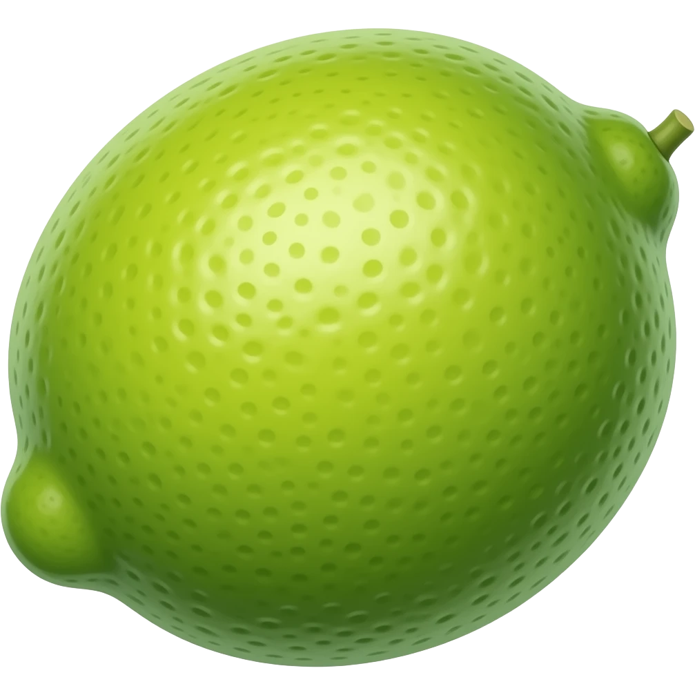 Green lemon emoji