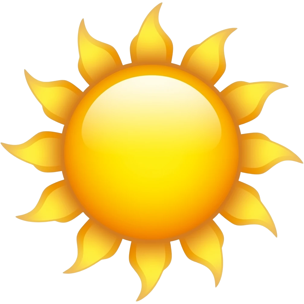 Sun emoji