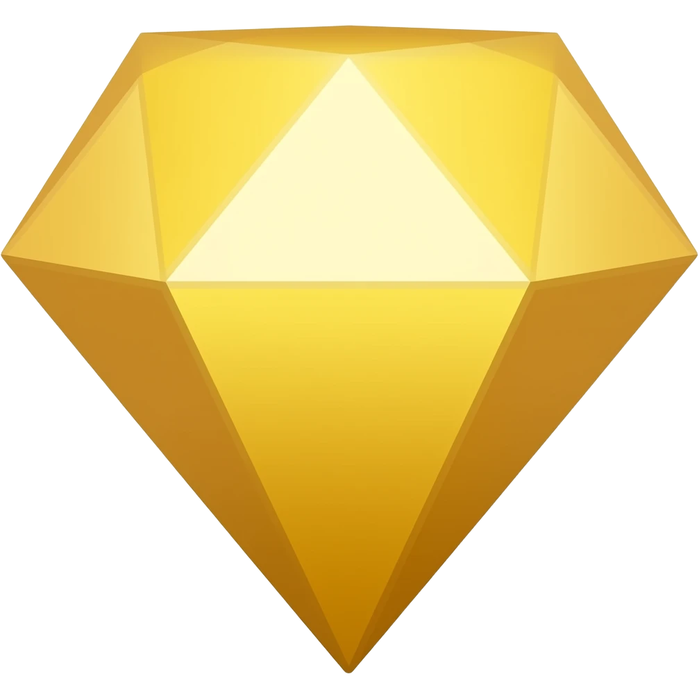 YELLOW DIAMOND EMOJI emoji