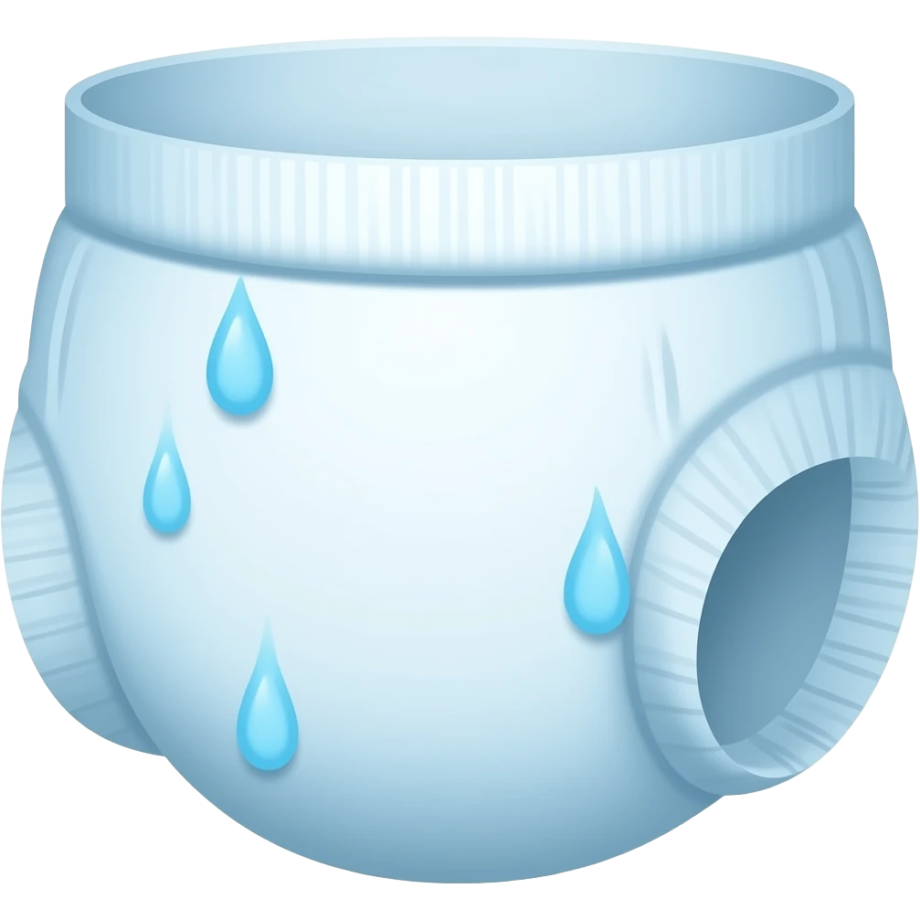 Wet diaper emoji