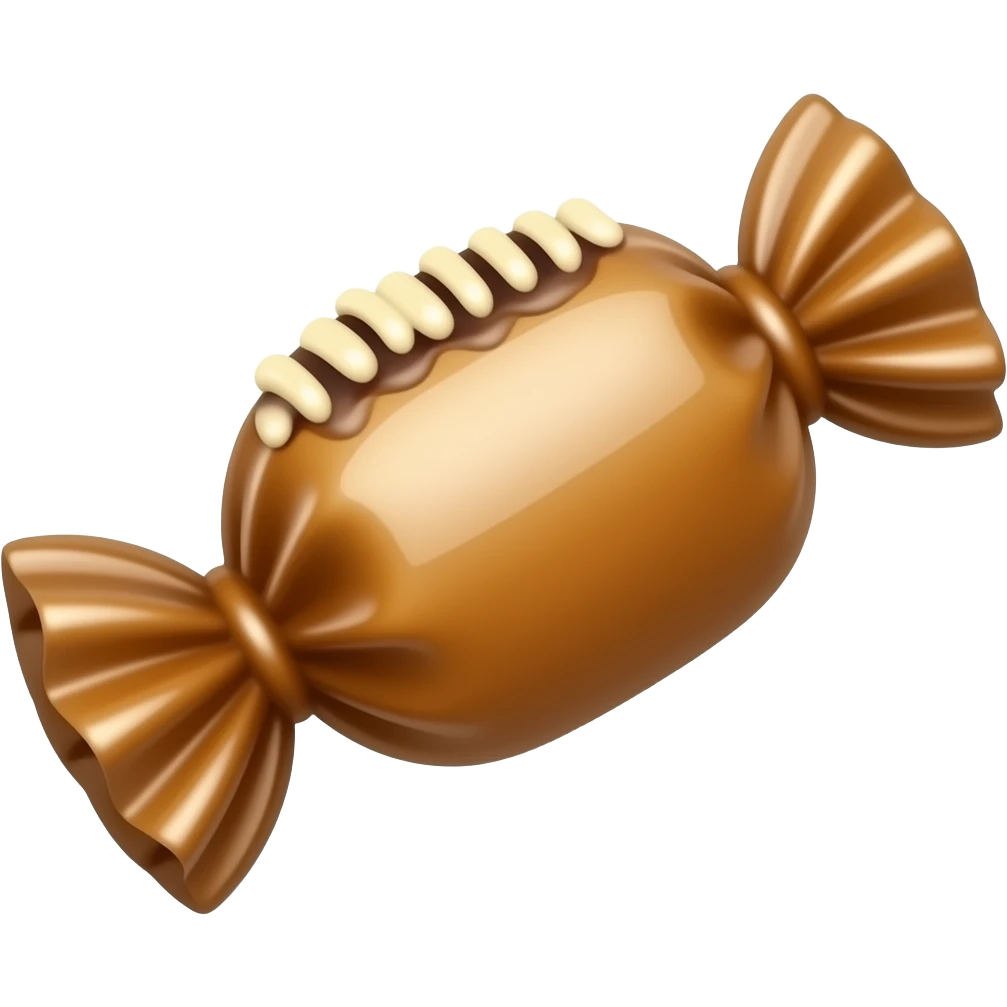 caramel candy emoji