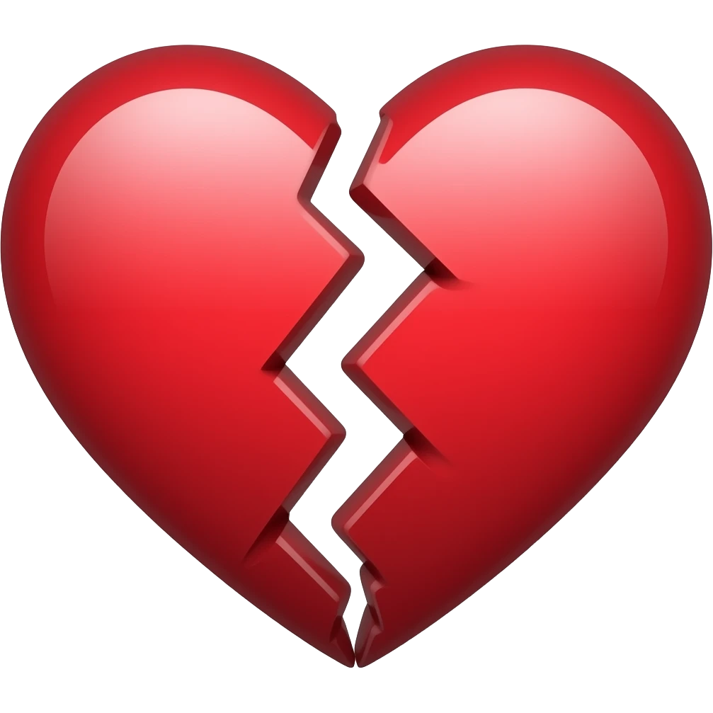 BROKEN HEART emoji
