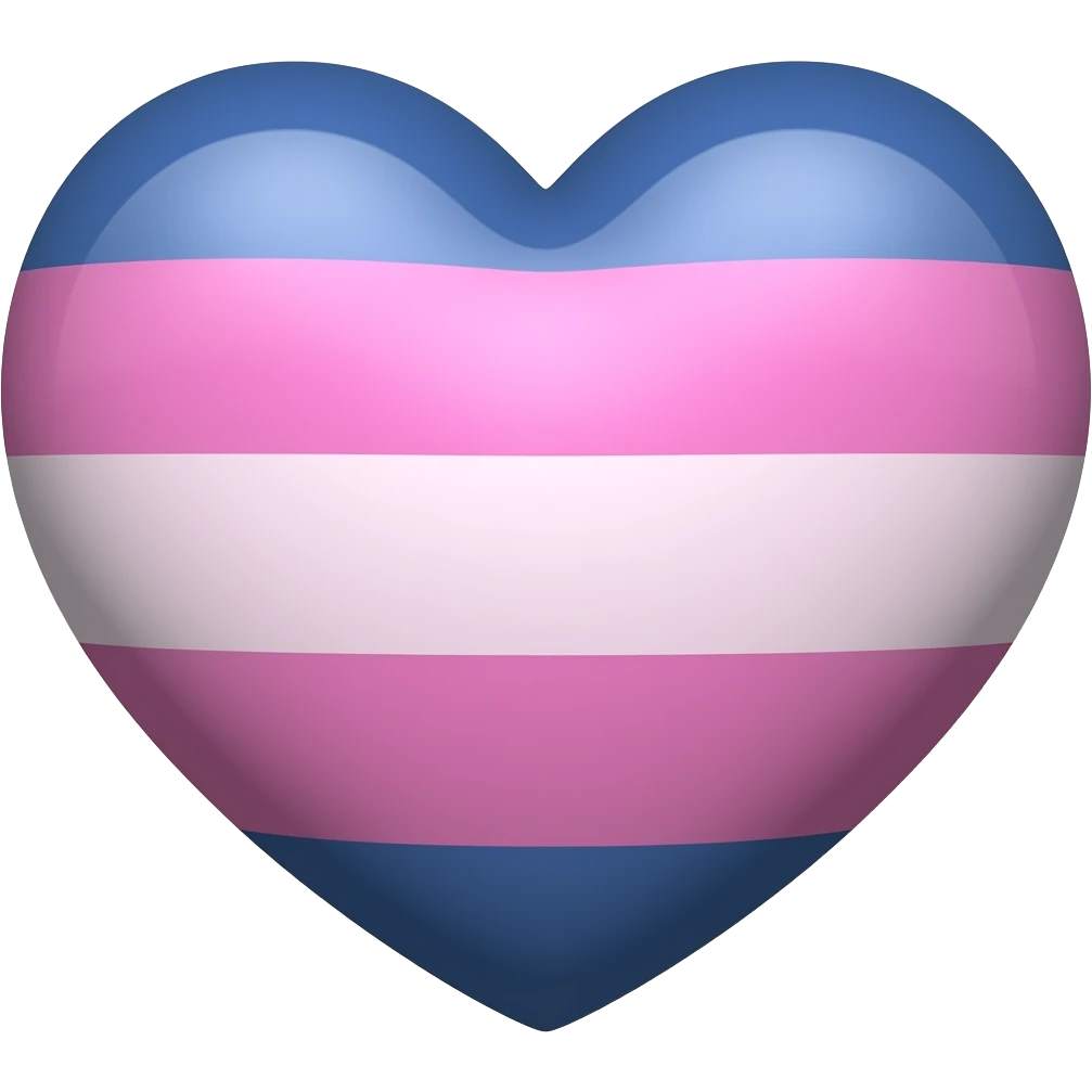 Lesbian flag heart emoji