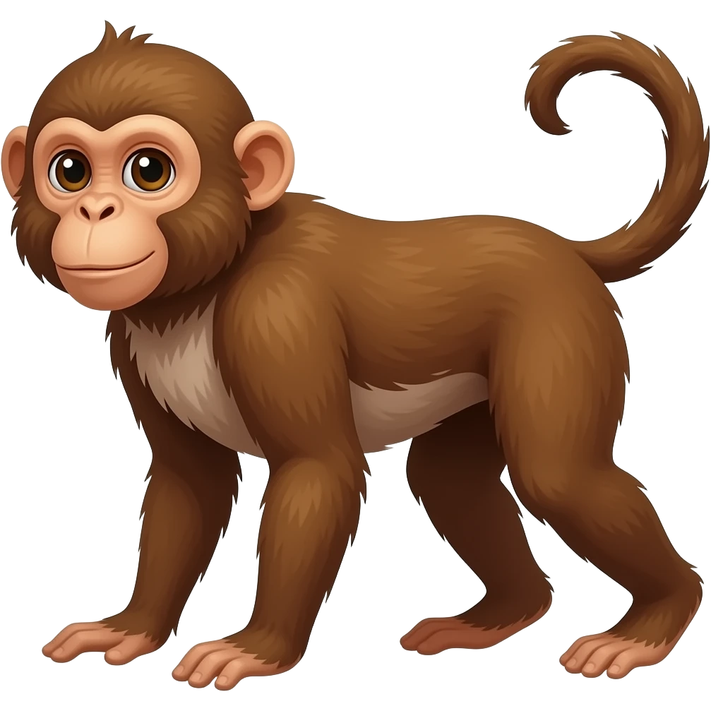 Create A Indian monkey emoji