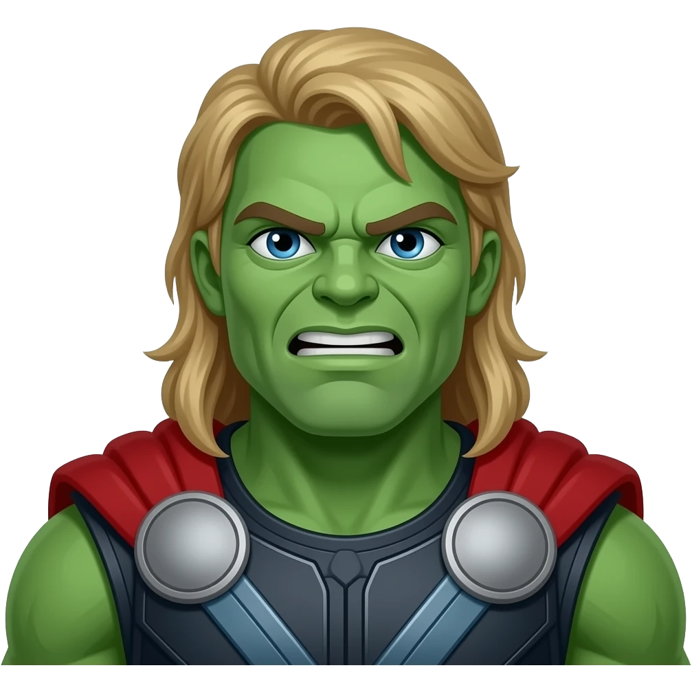 Hulk + Thor mixture emoji