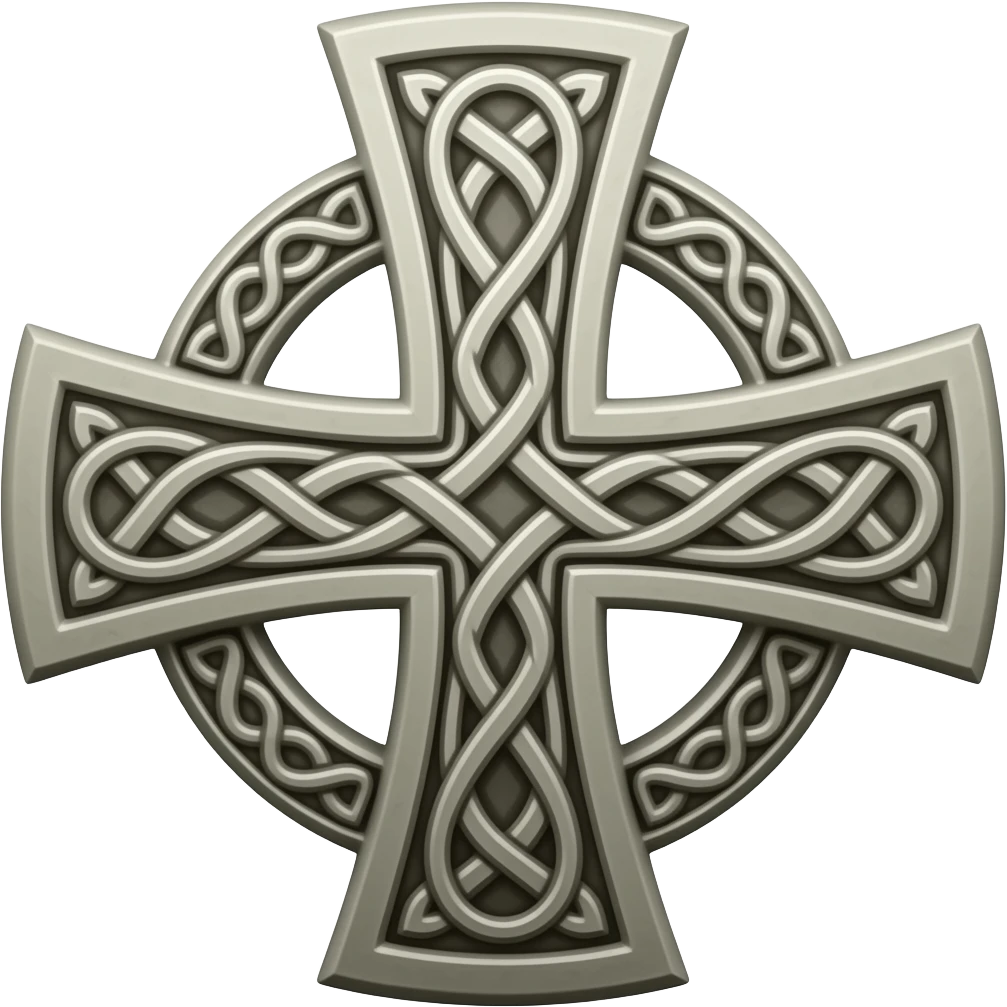 Celtic cross no background emoji