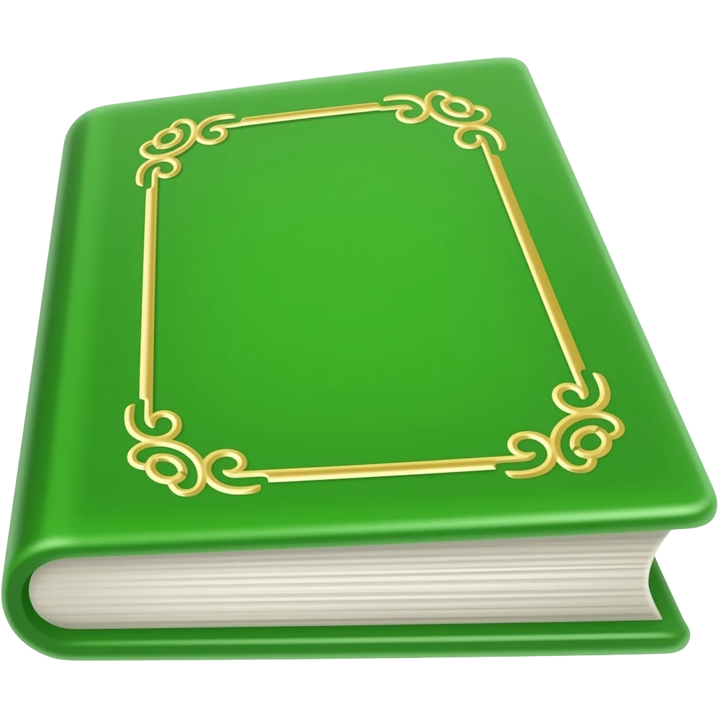 Green book emoji