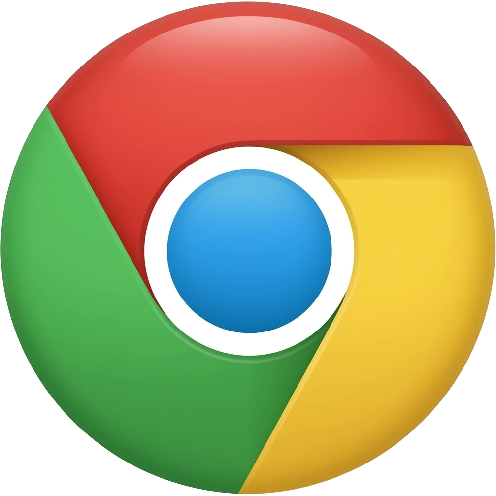 Google Chrome logo emoji