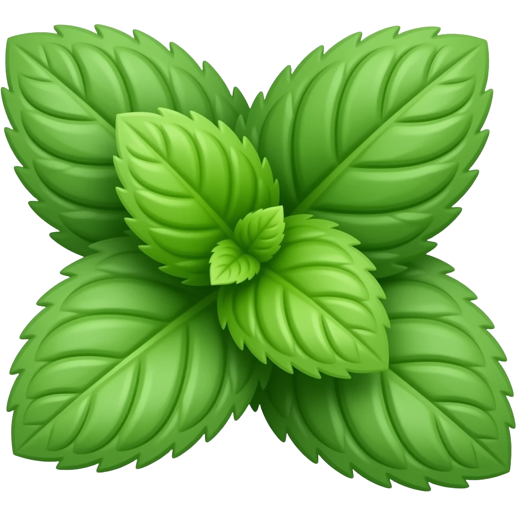 fresh mint emoji