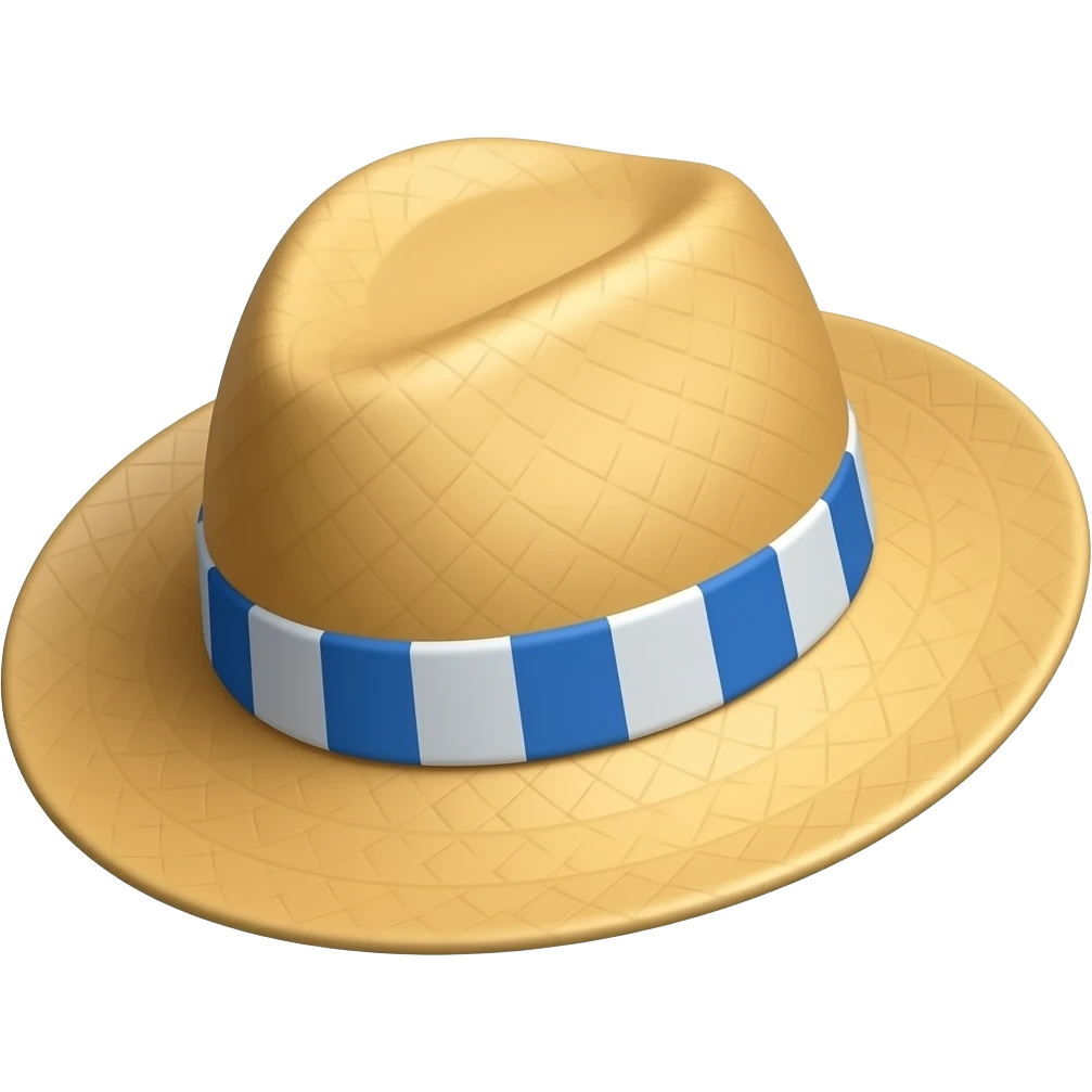 straw hat emoji