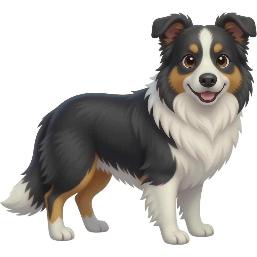 Border collie emoji