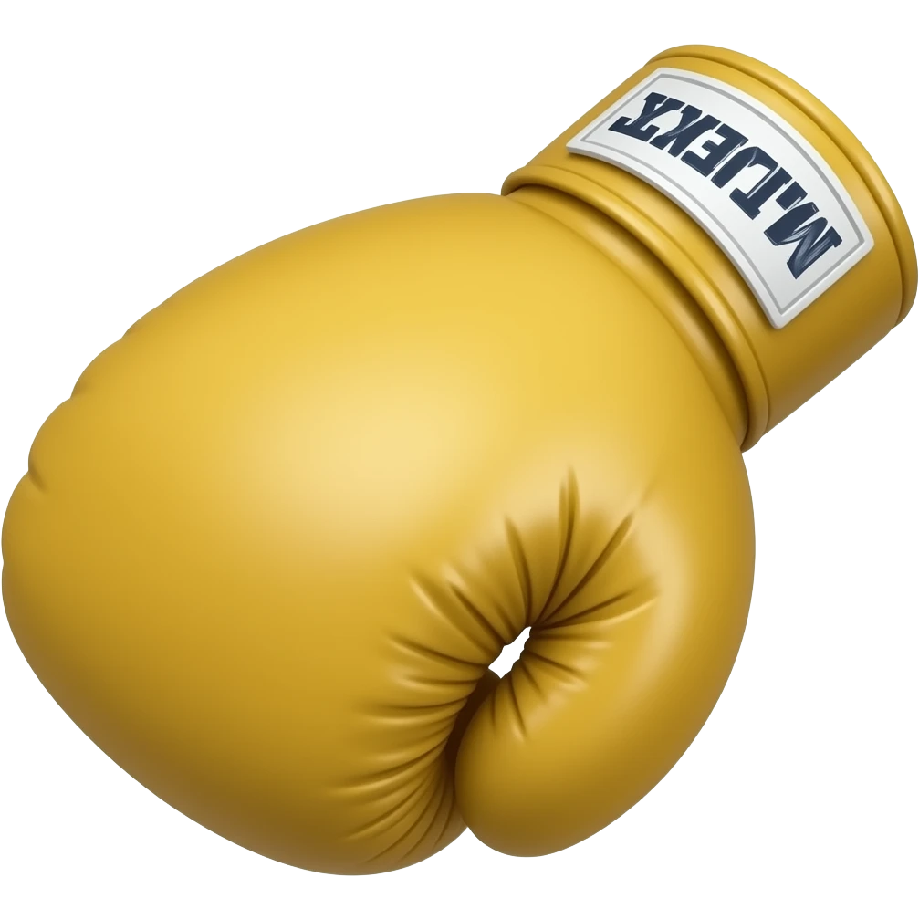 yellow MMA glove emoji