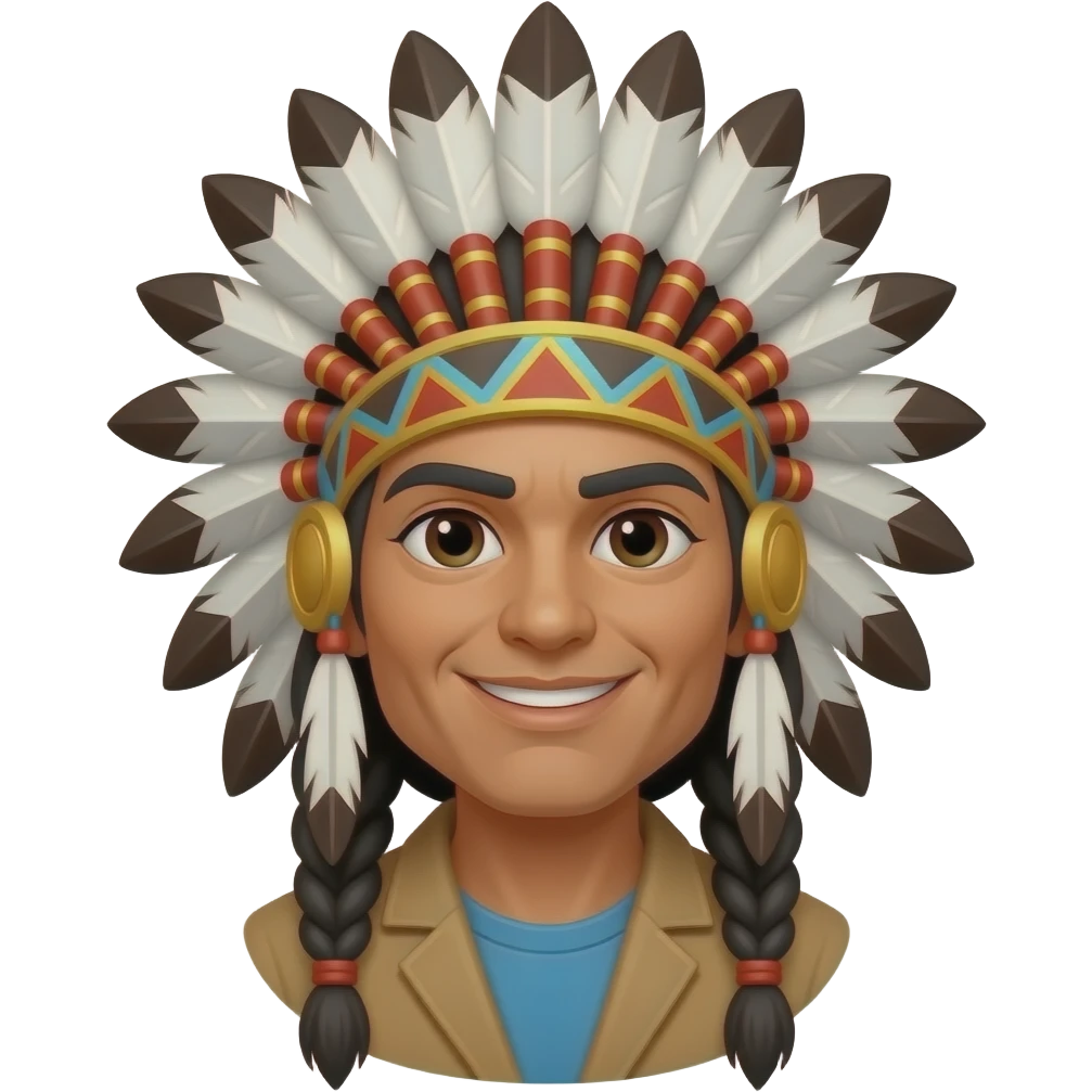 Native American Chief emoji
