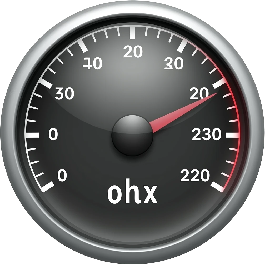 car speedometer emoji