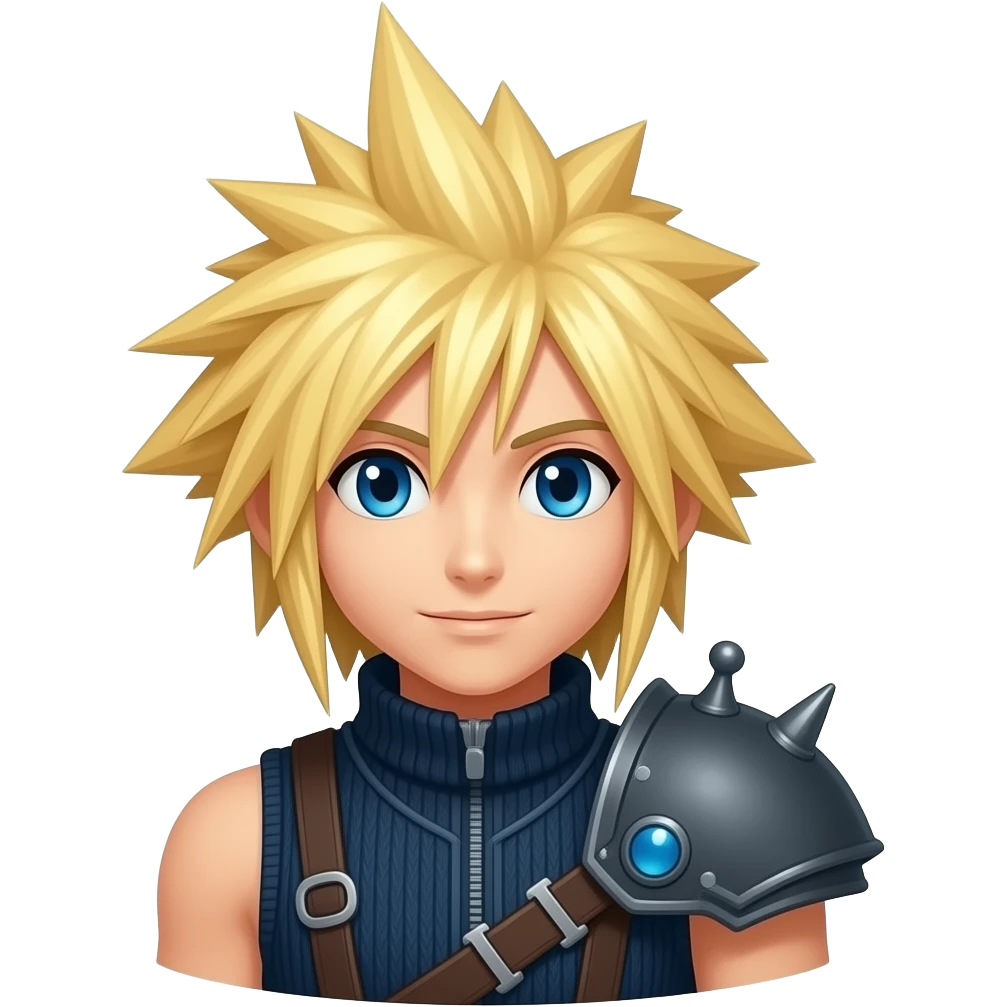 CLOUD FROM FINAL FANTASY emoji