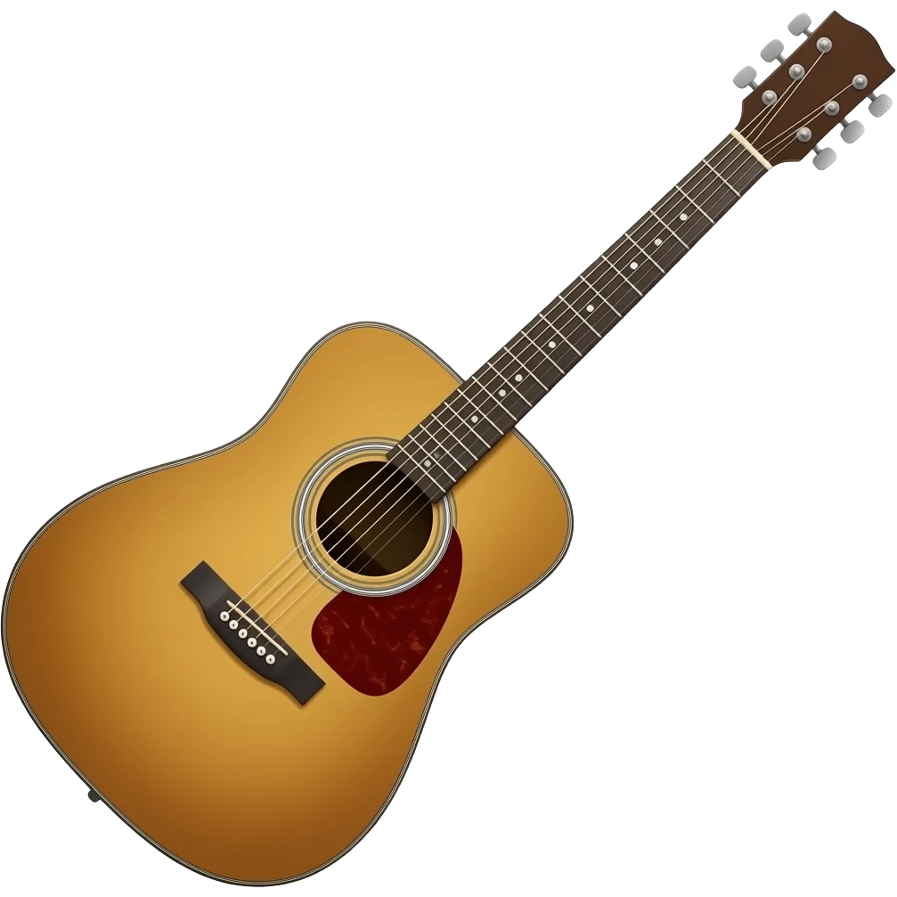 guitarra acustica emoji