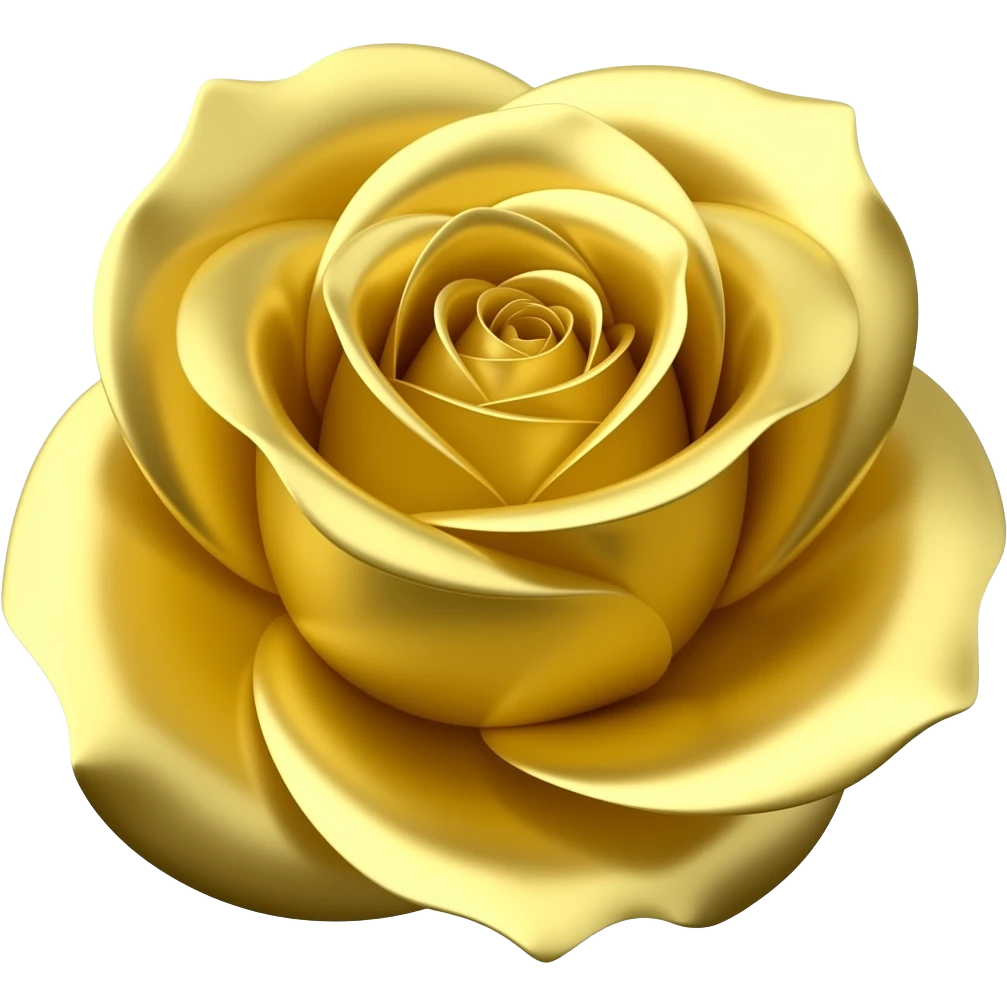 gold rose emoji