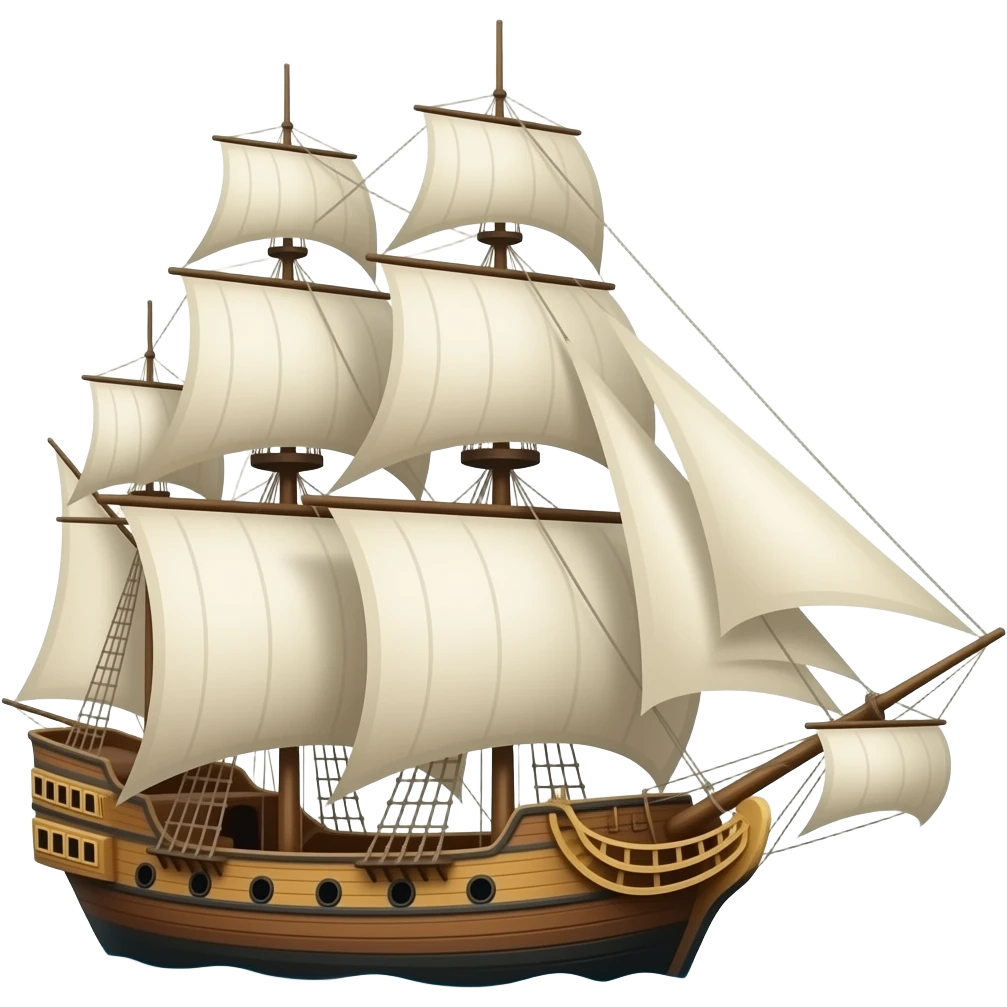 sailing ship emoji