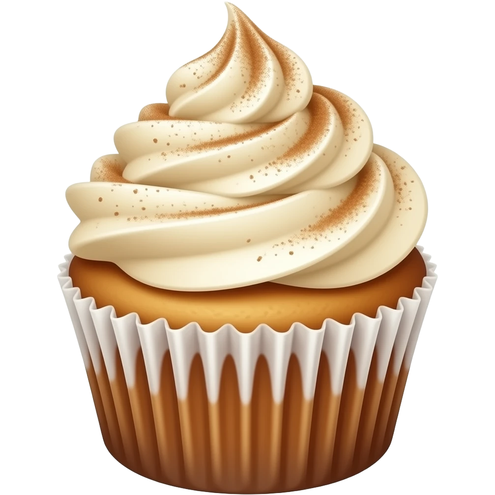 Snickerdoodle cupcake emoji