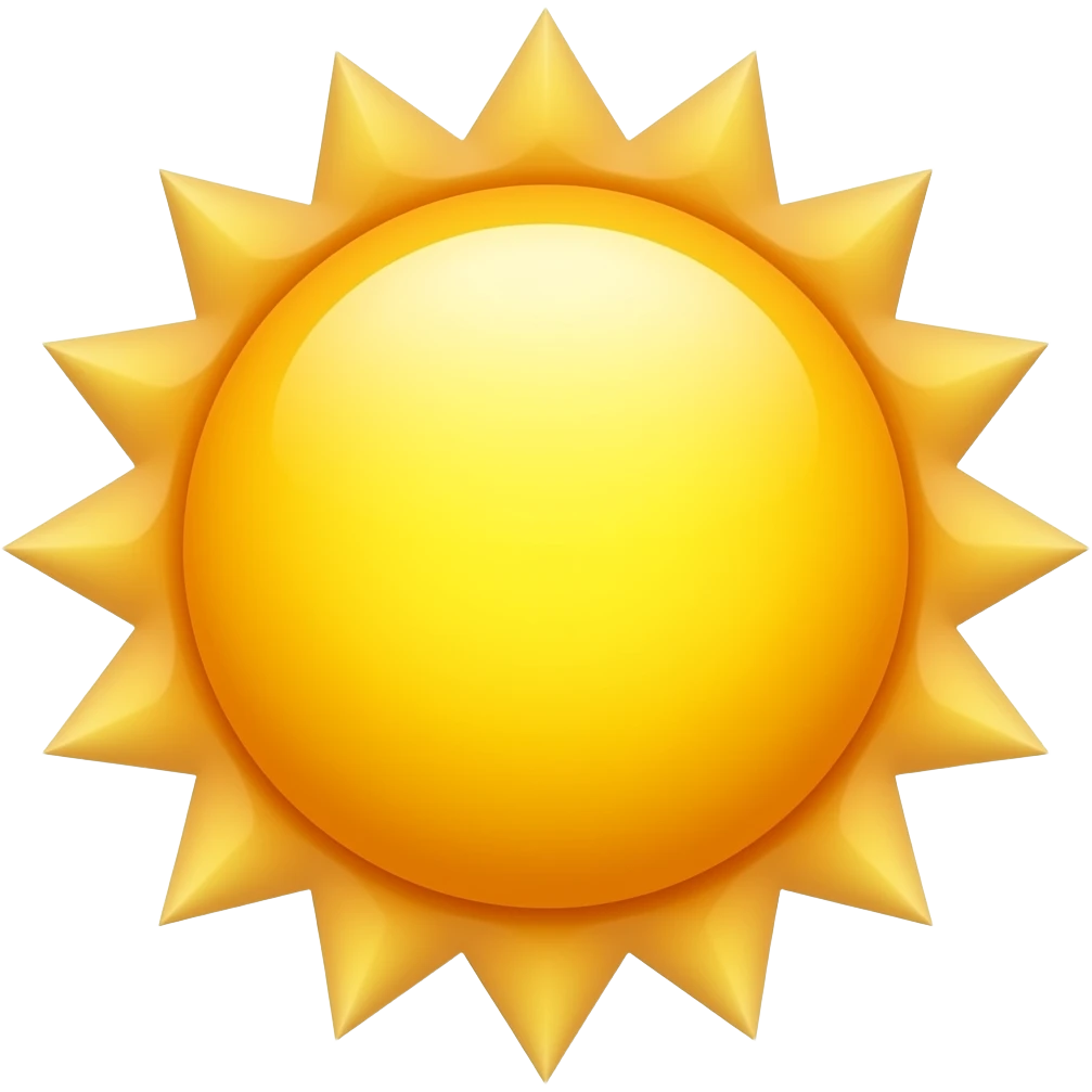 Sun emoji