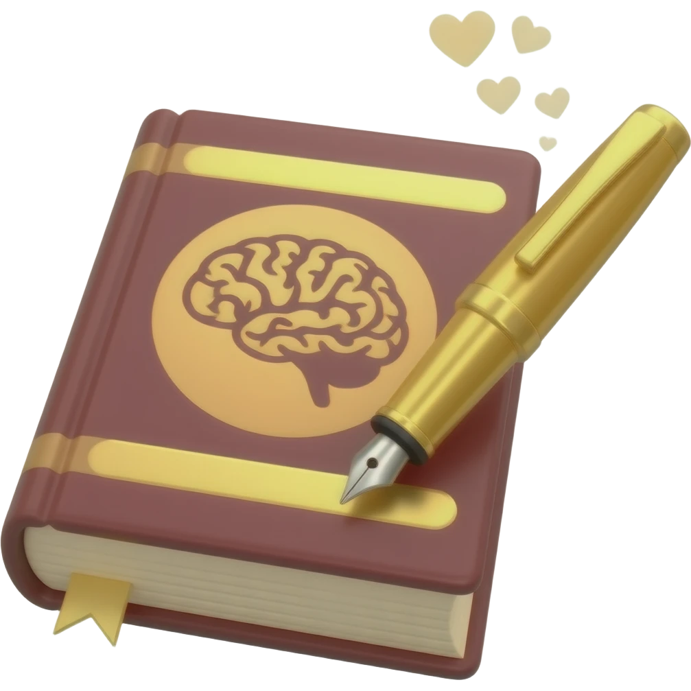 make an image that includes the law, minds, written, and hearts emoji