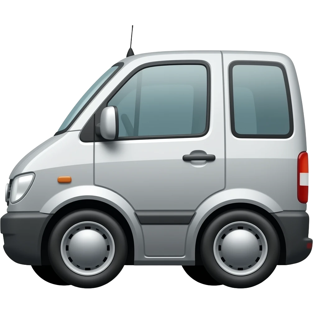 silver van side view emoji