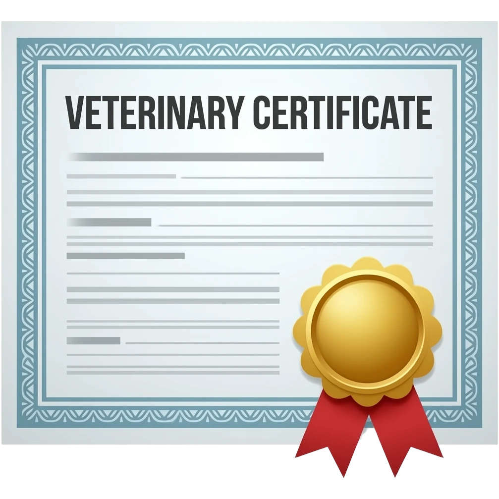 veterinary certificate emoji