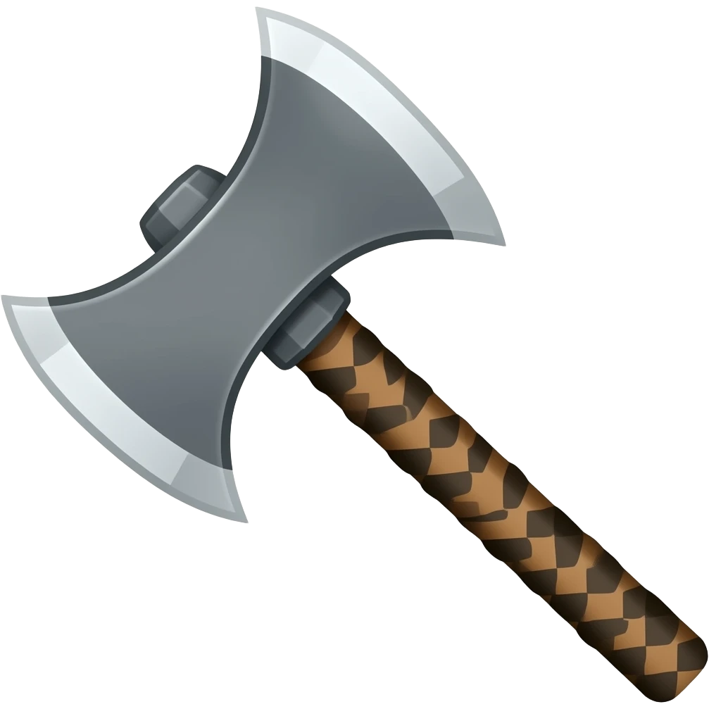 minecraft axe emoji