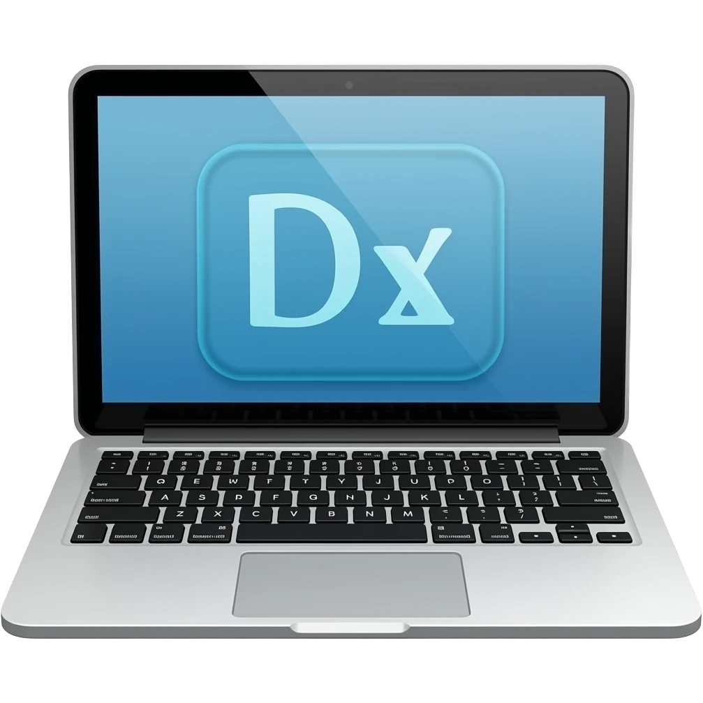 a macbook emoji