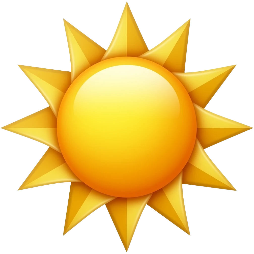 Sun emoji