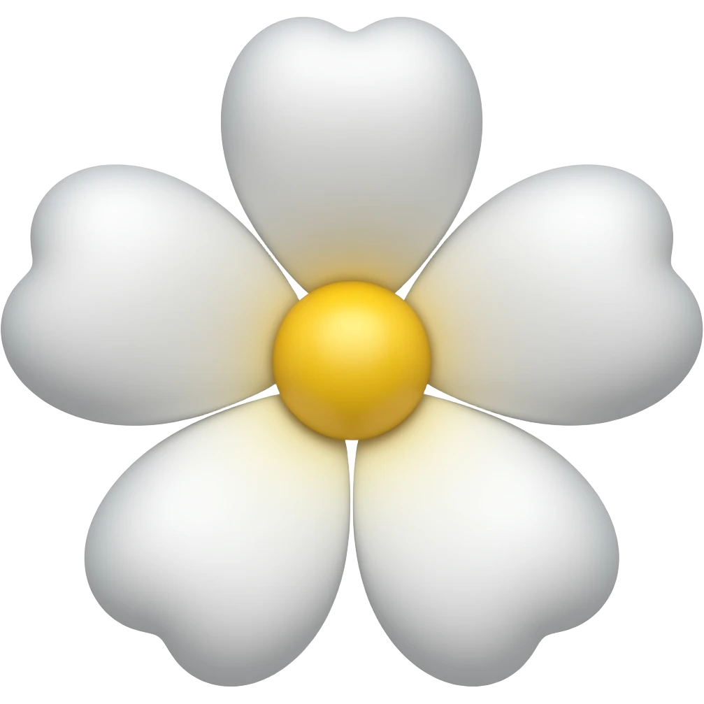 minimal flower emoji