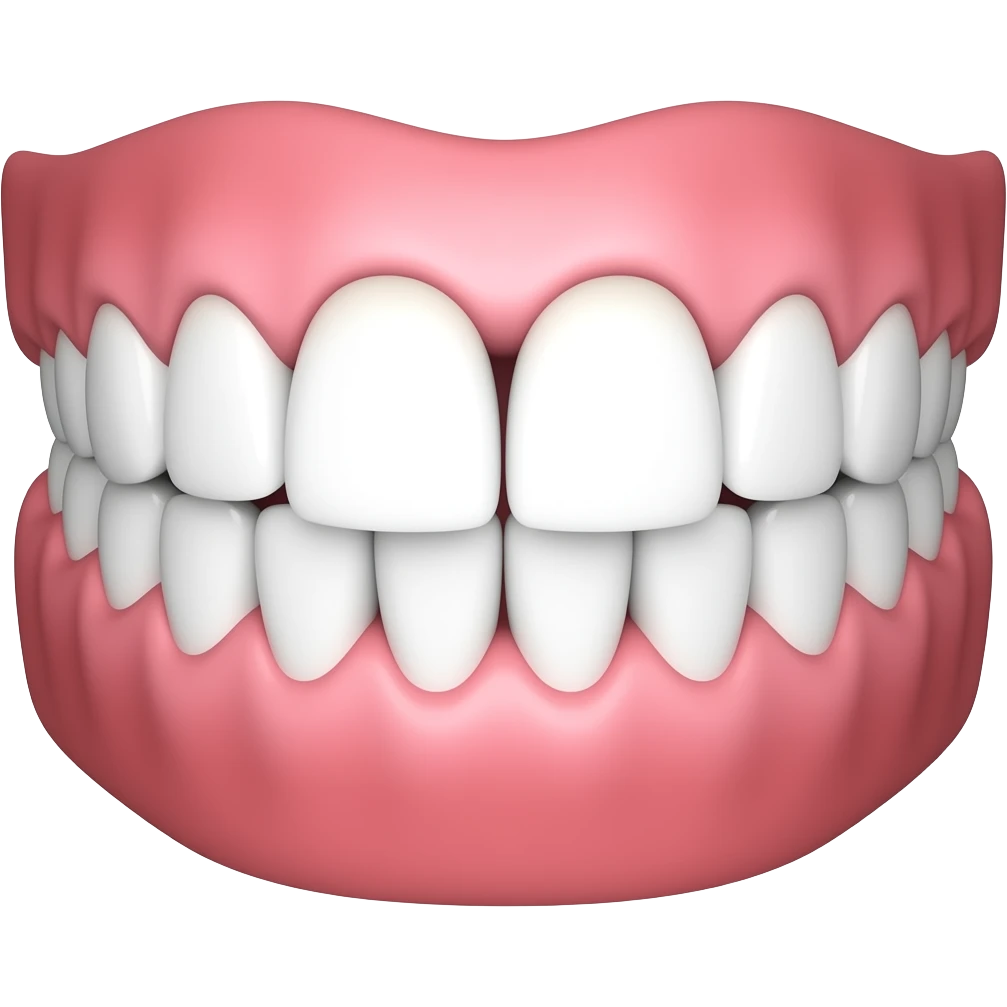 teeth smiling emoji