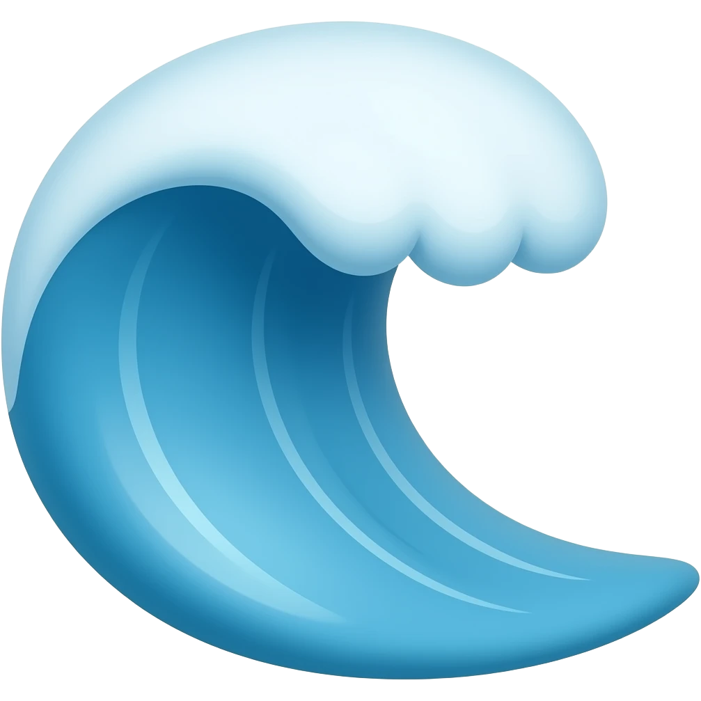 wave emoji