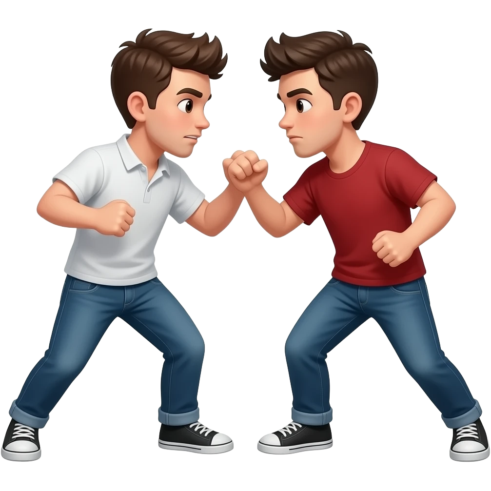 brother figthing emoji