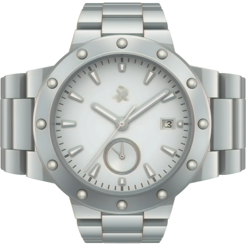 Diamond watch emoji