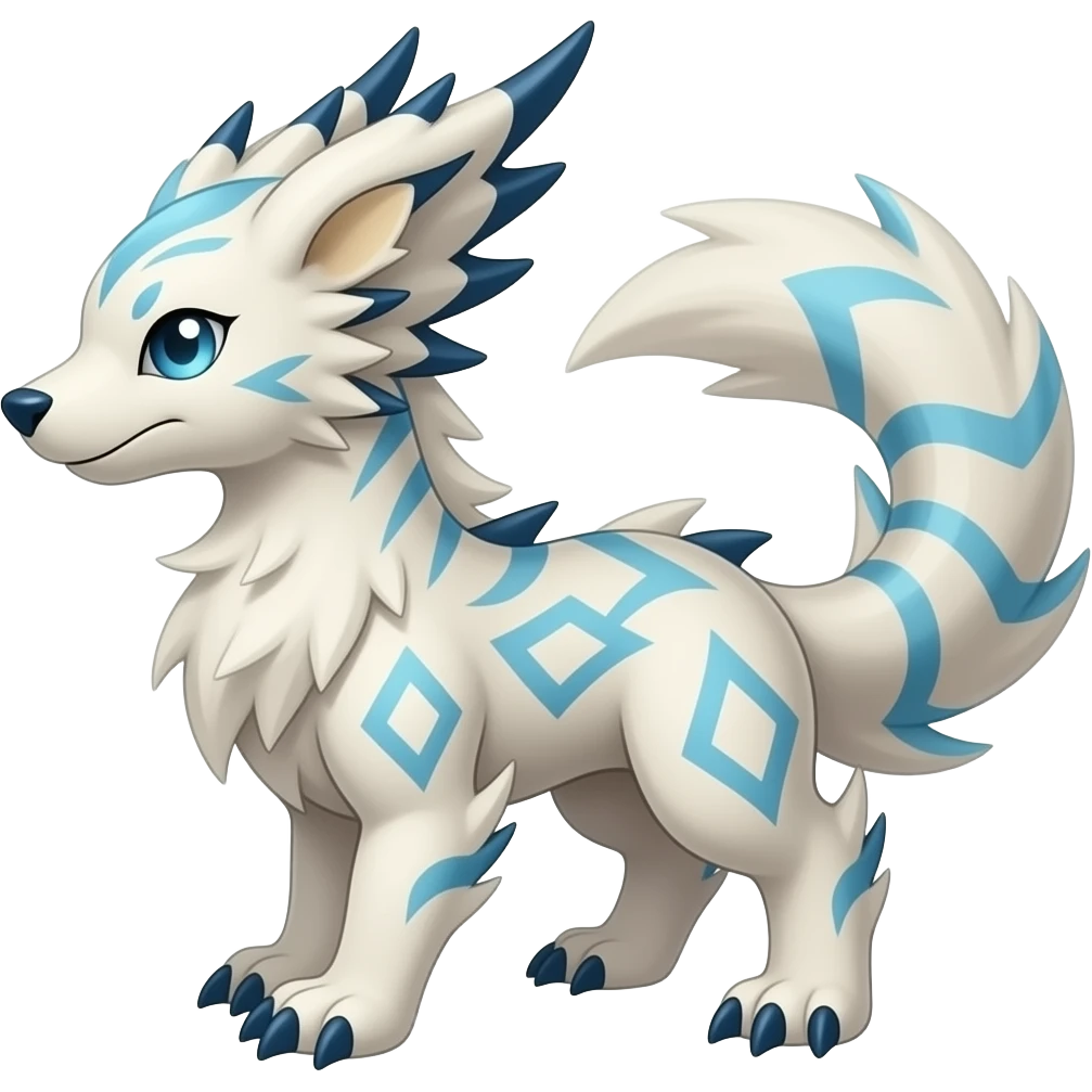 Axew-Larvesta-Latios-Genesect-Exveemon-Fakémon-hybrid emoji