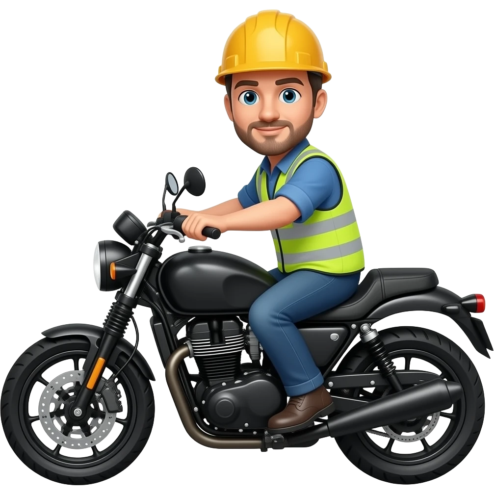 👨🏻‍🏭🏍 emoji