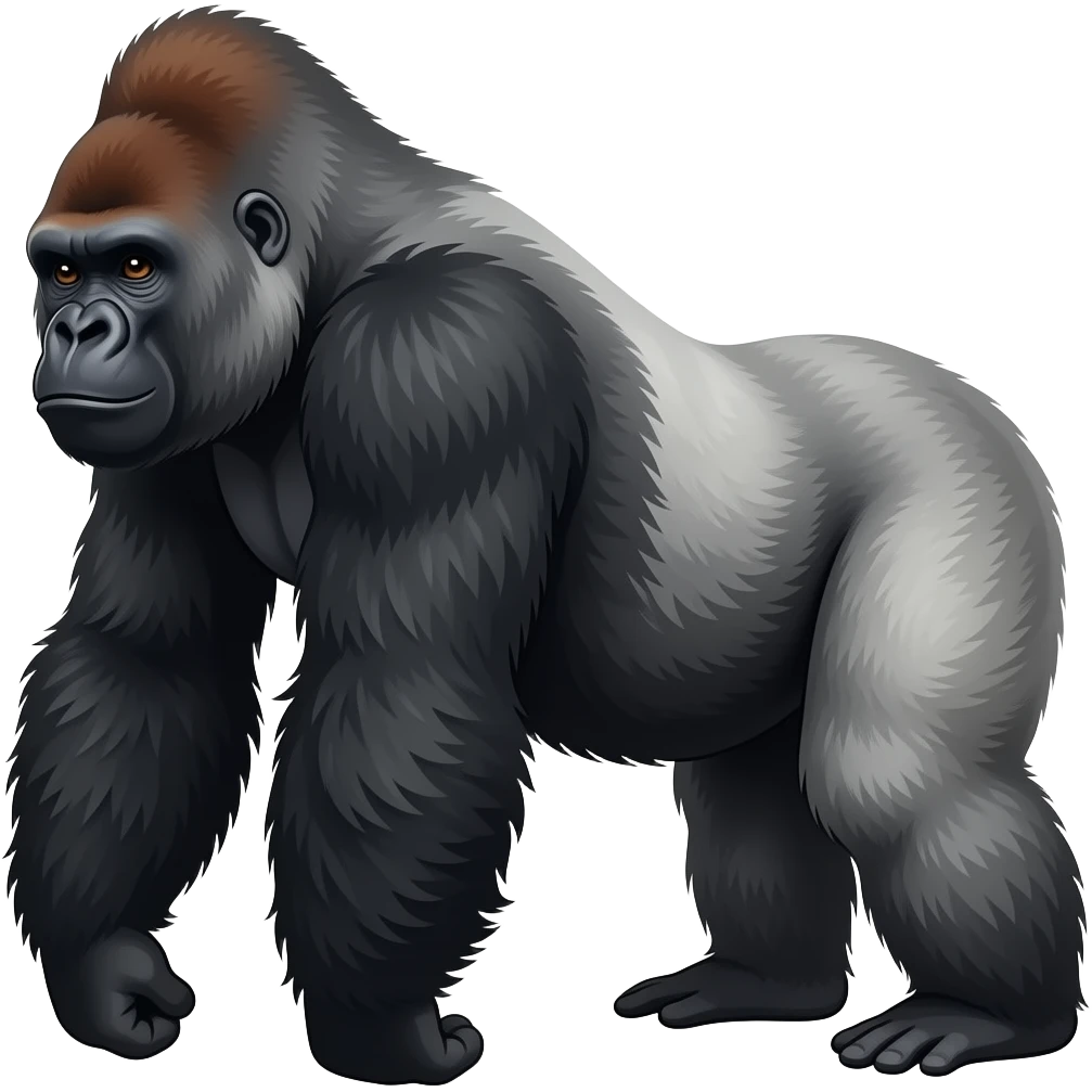 Mountain gorilla emoji