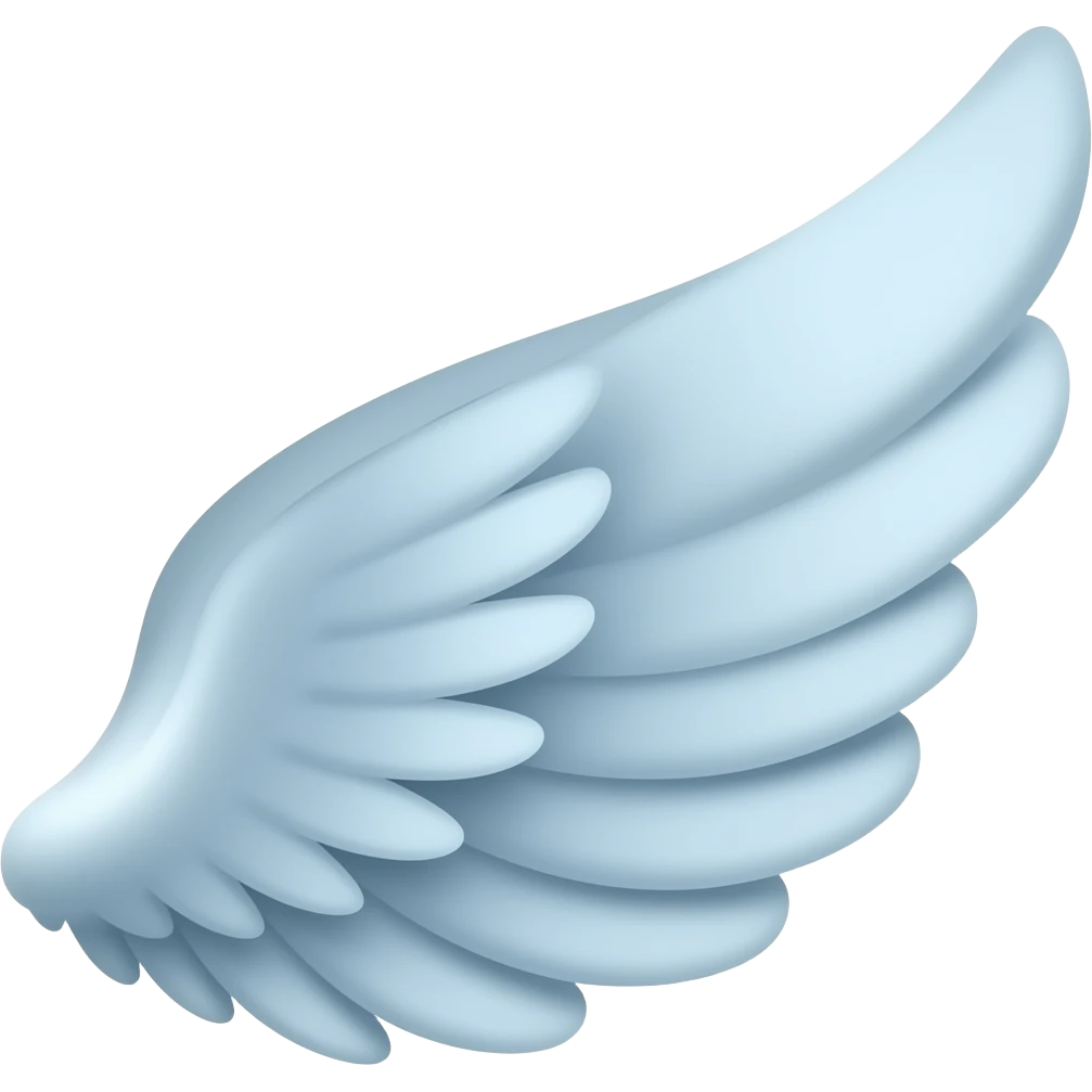 Left side wing emoji