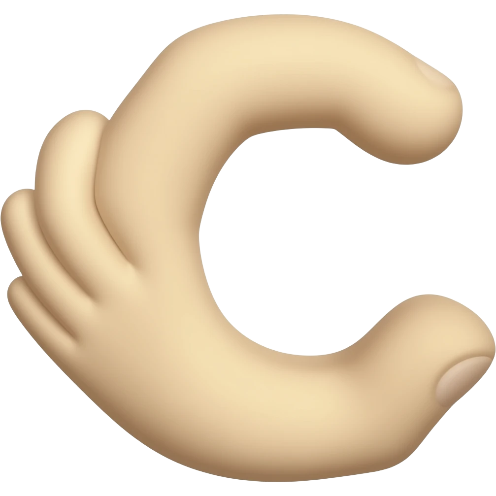 C hand emoji
