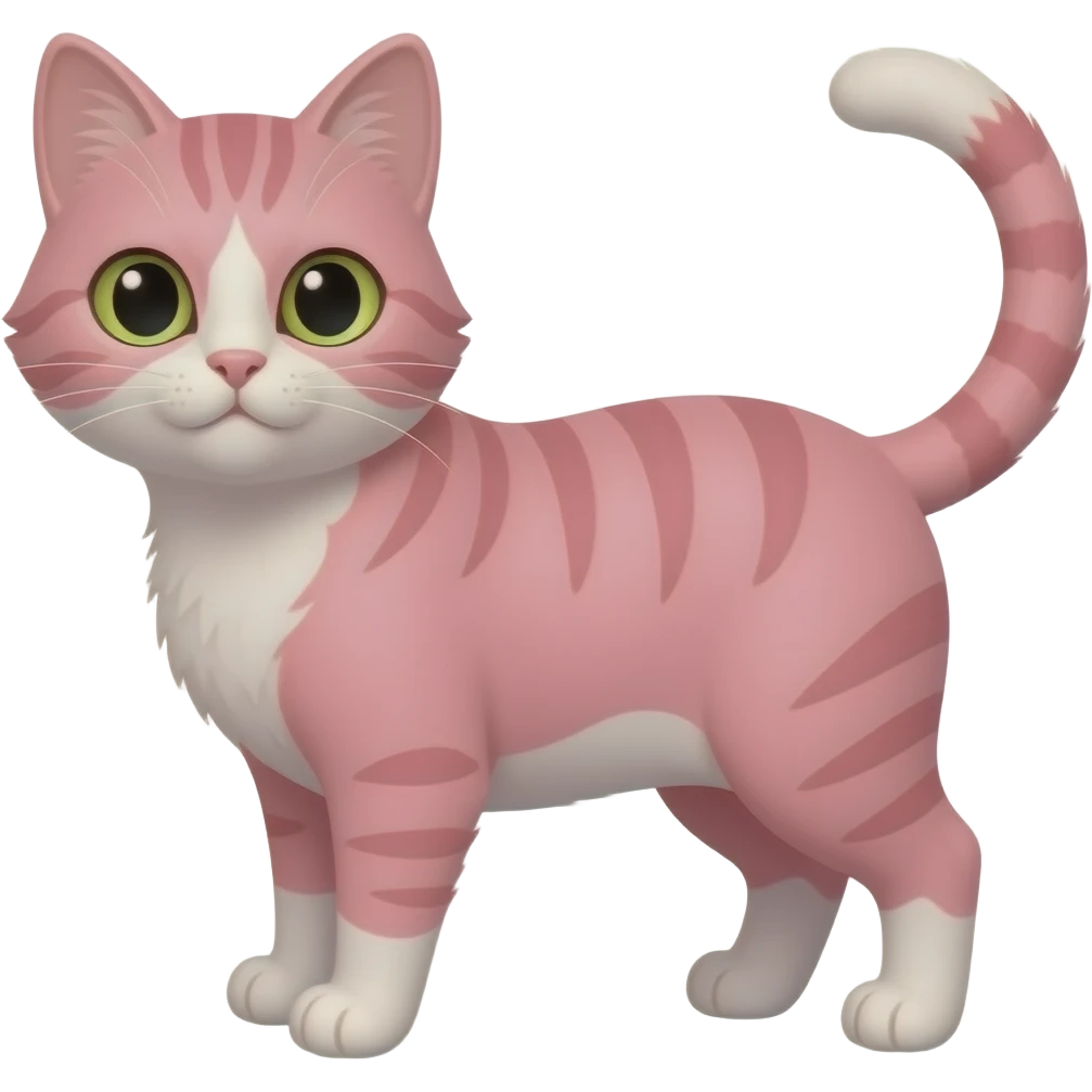 gato rosa emoji