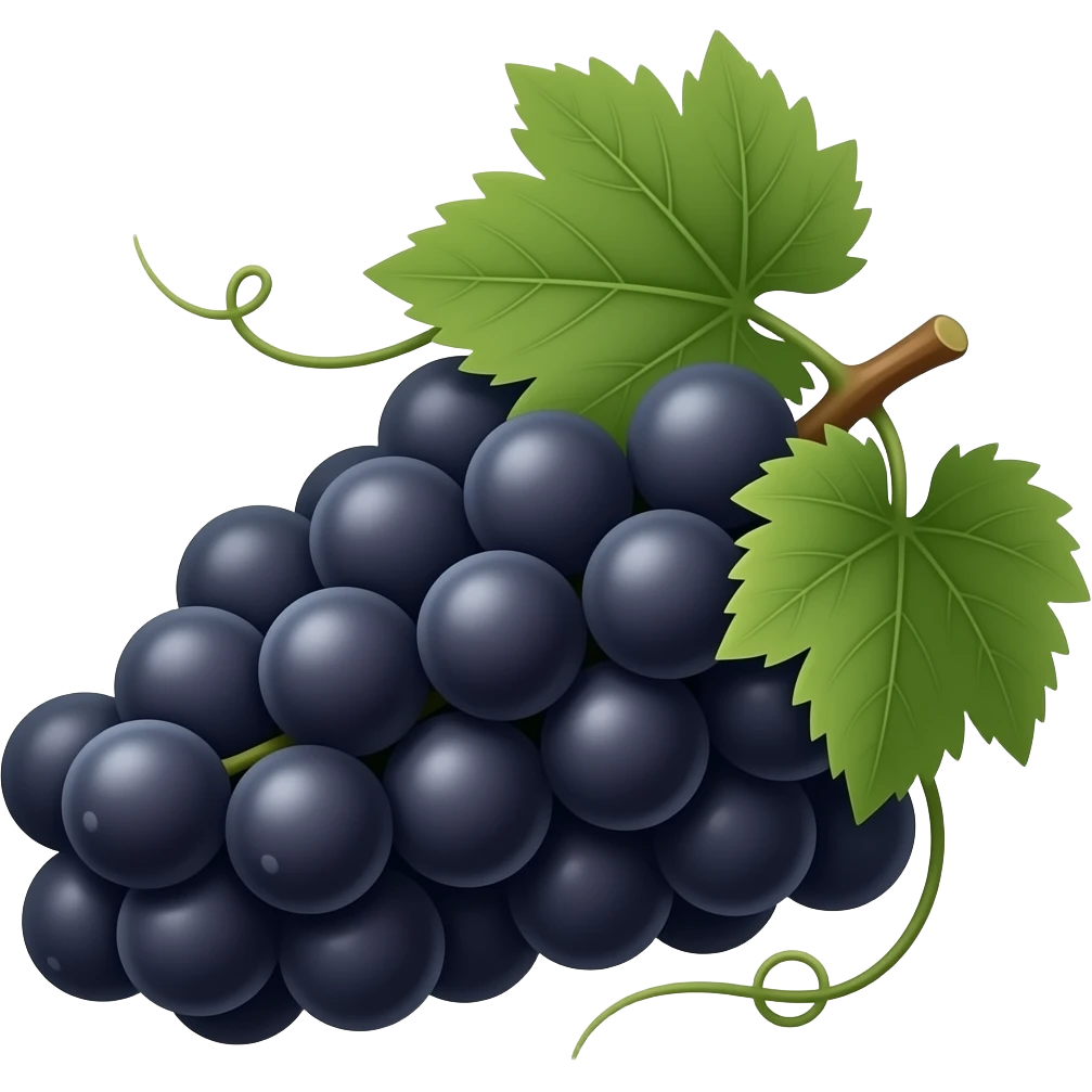black grapes emoji