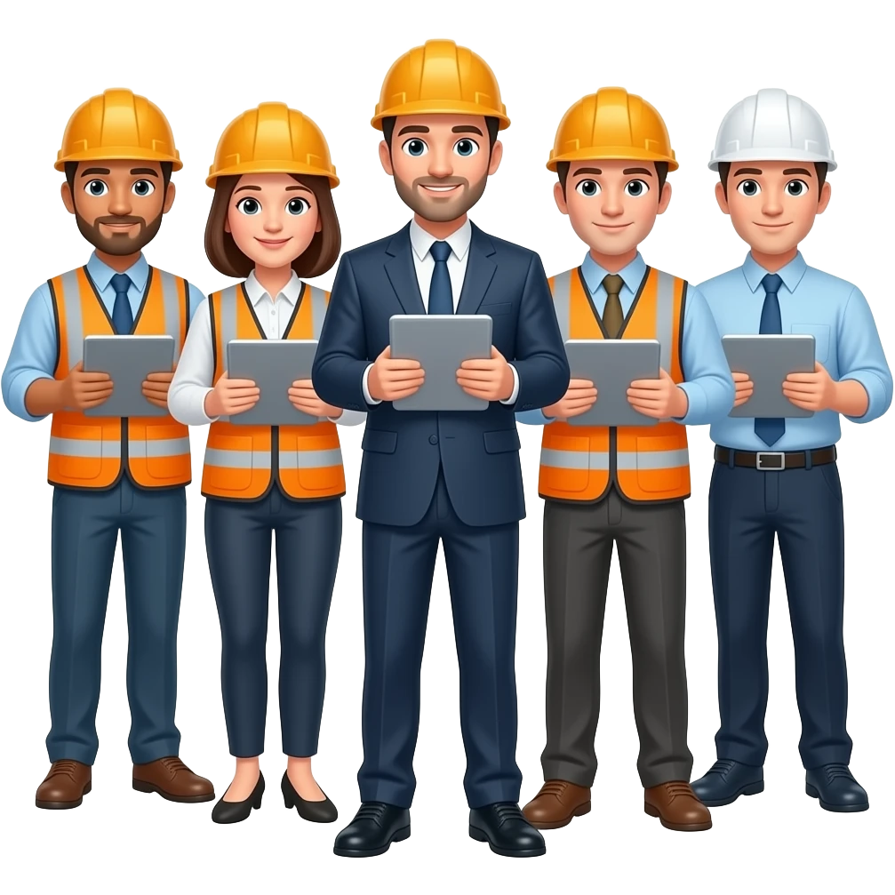 Engineers with Tablets emoji